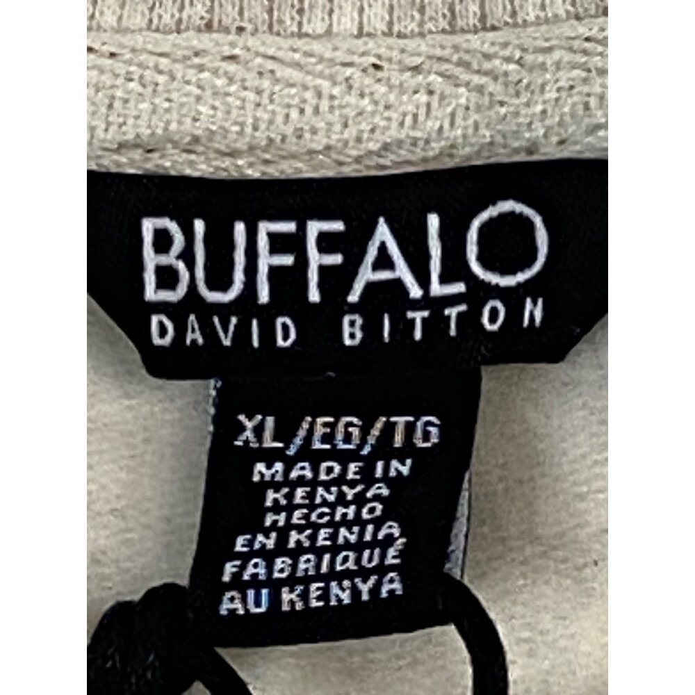 NWT Buffalo David Bitton Women Super Soft V-Neck Pullover Sweatshirt, O Heather - Picture 6 of 12